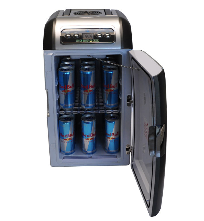 réchauffe 220 V 12 V voiture Cooler Sur Roues Mini-frigo Glacière 19 L refroidissant